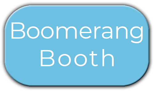 Milestone Photo Booths NJ Add On Upgrade Accessory Animated Boomerang Booth Blue Circle Events Keyport New Jersey New York Pennsylvania