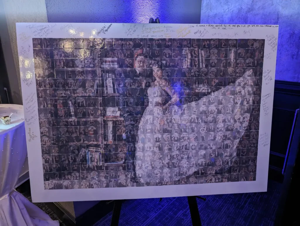 A wedding mosaic - Milestone Photo Booths