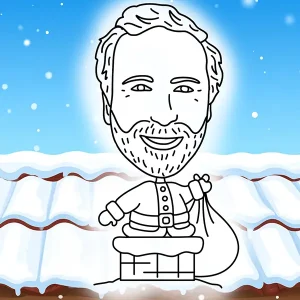 ai-sketch-robot-caricature-santa
